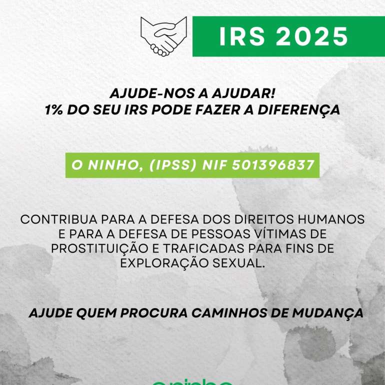 Consigne 1% do IRS 2025 a O Ninho